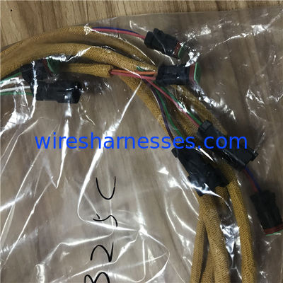 1538920 หัวฉีด 1957336 ชุดสายไฟเครื่องยนต์สำหรับ CAT Excavator E325C