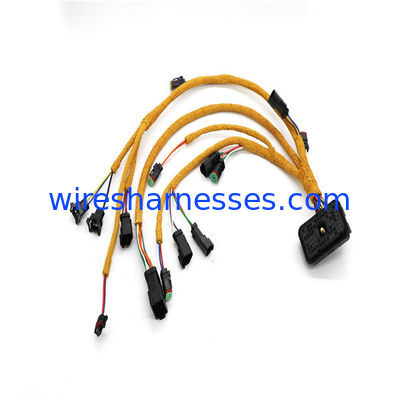 1538920 หัวฉีด 1957336 ชุดสายไฟเครื่องยนต์สำหรับ CAT Excavator E325C