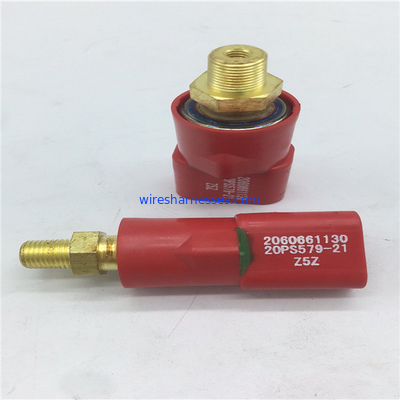 PC100-6 Komatsu เซ็นเซอร์ความดันสวิตช์กระจาย 206-06-61130 เซ็นเซอร์ขุด