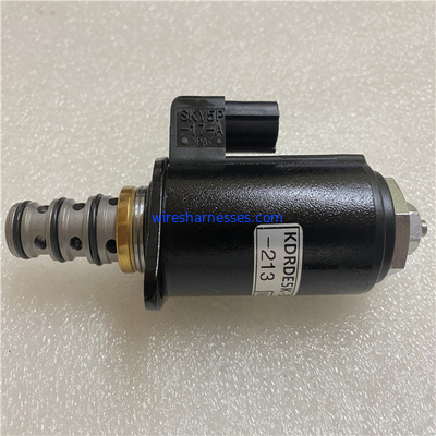 YN35V00049F1 SK200-8 รถขุดโซลินอยด์วาล์ว 30C50-213 เค้นโซลินอยด์วาล์ว
