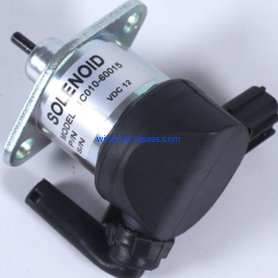 1C010-60015 Kubota Stop Solenoid 1A021-60017 กระพือปีกโซลินอยด์วาล์ว