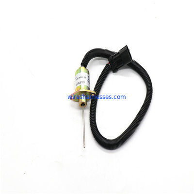 V3800 V2003 เครื่องยนต์ Flameout Switch 25-38109-05Z Kubota Stop Solenoid