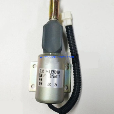 24V 3926411 SA-4257-12 หยุดโซลินอยด์สำหรับเครื่องยนต์ Cummins 6CT